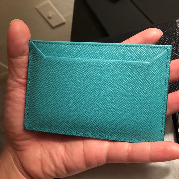 Prada saffiano wallet holder - Picture 3 of 8